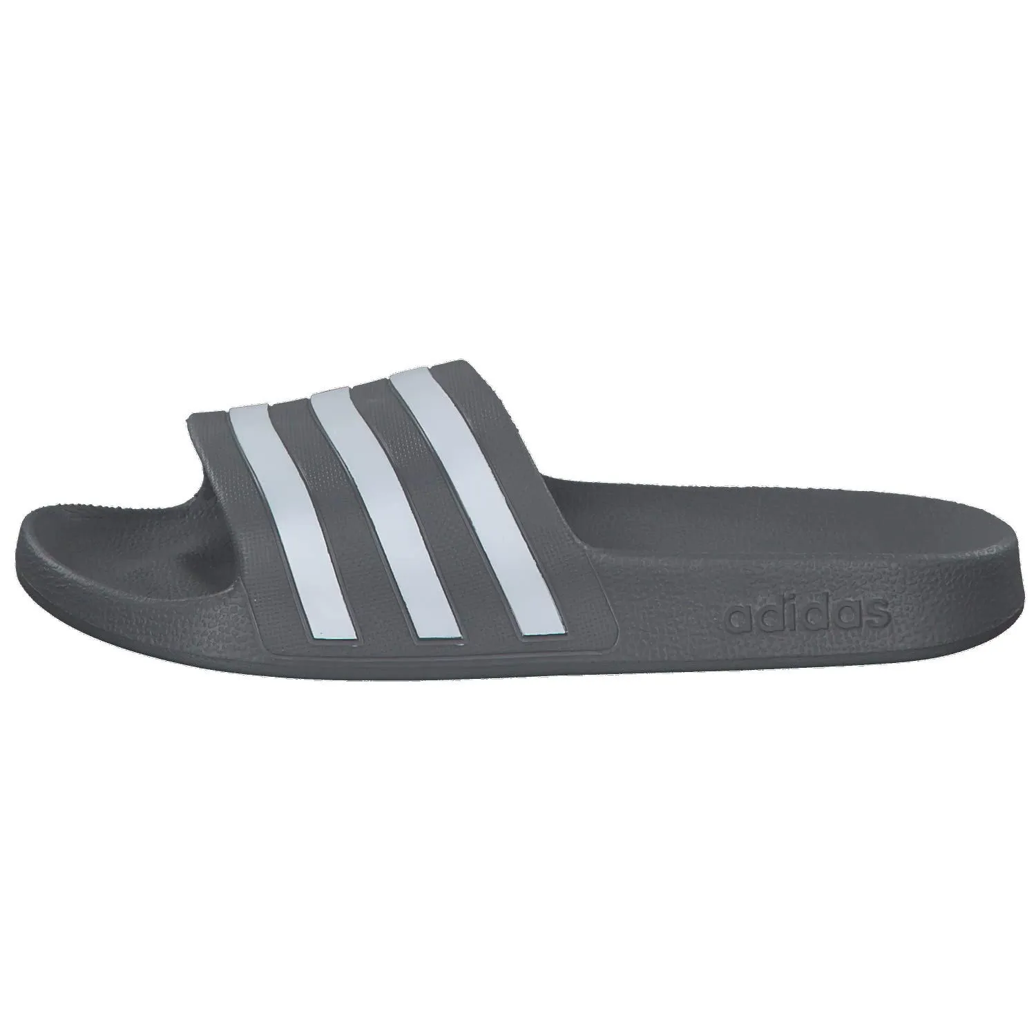 Adidas Adilette Aqua Slides - Grey Three / Cloud White / Grey Three - UK 4 / EU 37 - immagine 2