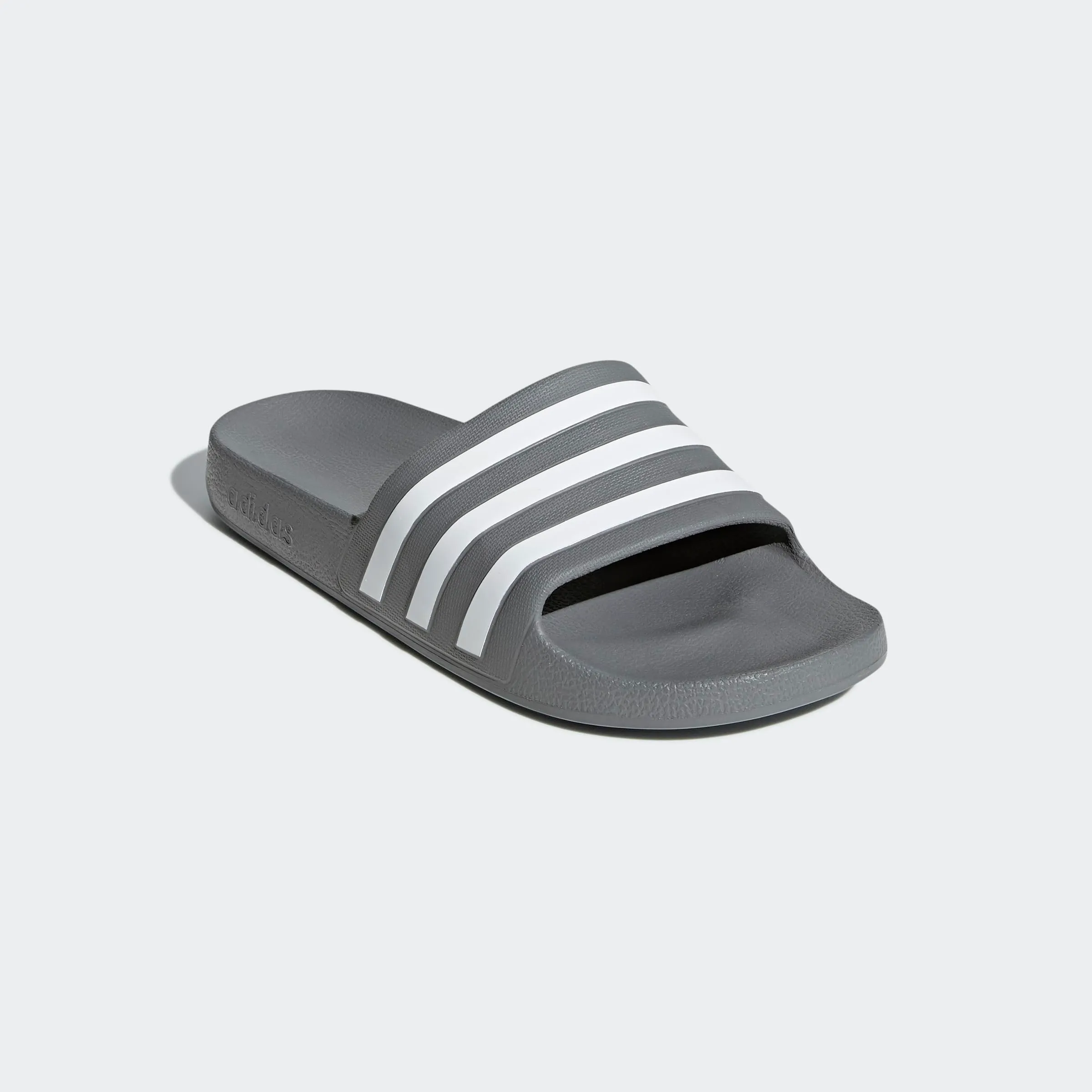 Adidas Adilette Aqua Slides - Grey Three / Cloud White / Grey Three - UK 11 / EU 46 - immagine 6