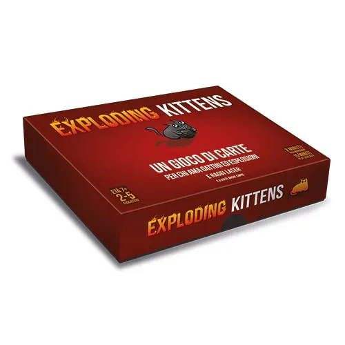 Exploding Kittens Asmodee Carte da Gioco per Famiglie e Amici - immagine 2