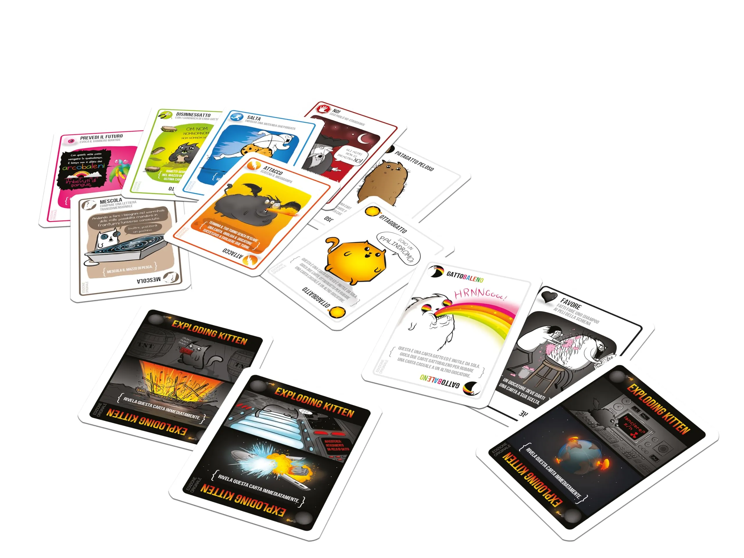 Exploding Kittens Asmodee Carte da Gioco per Famiglie e Amici - immagine 3