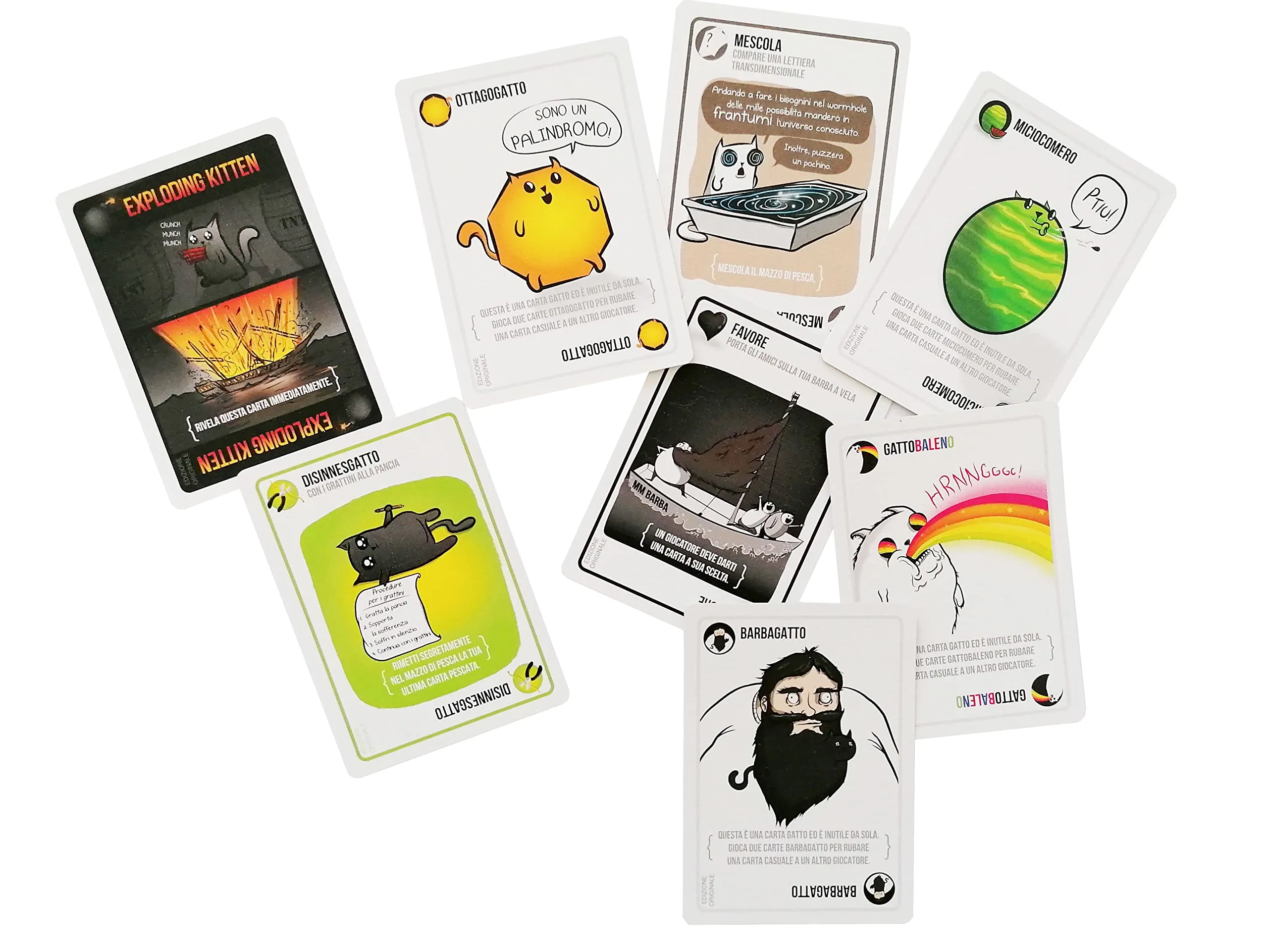 Exploding Kittens Asmodee Carte da Gioco per Famiglie e Amici - immagine 4