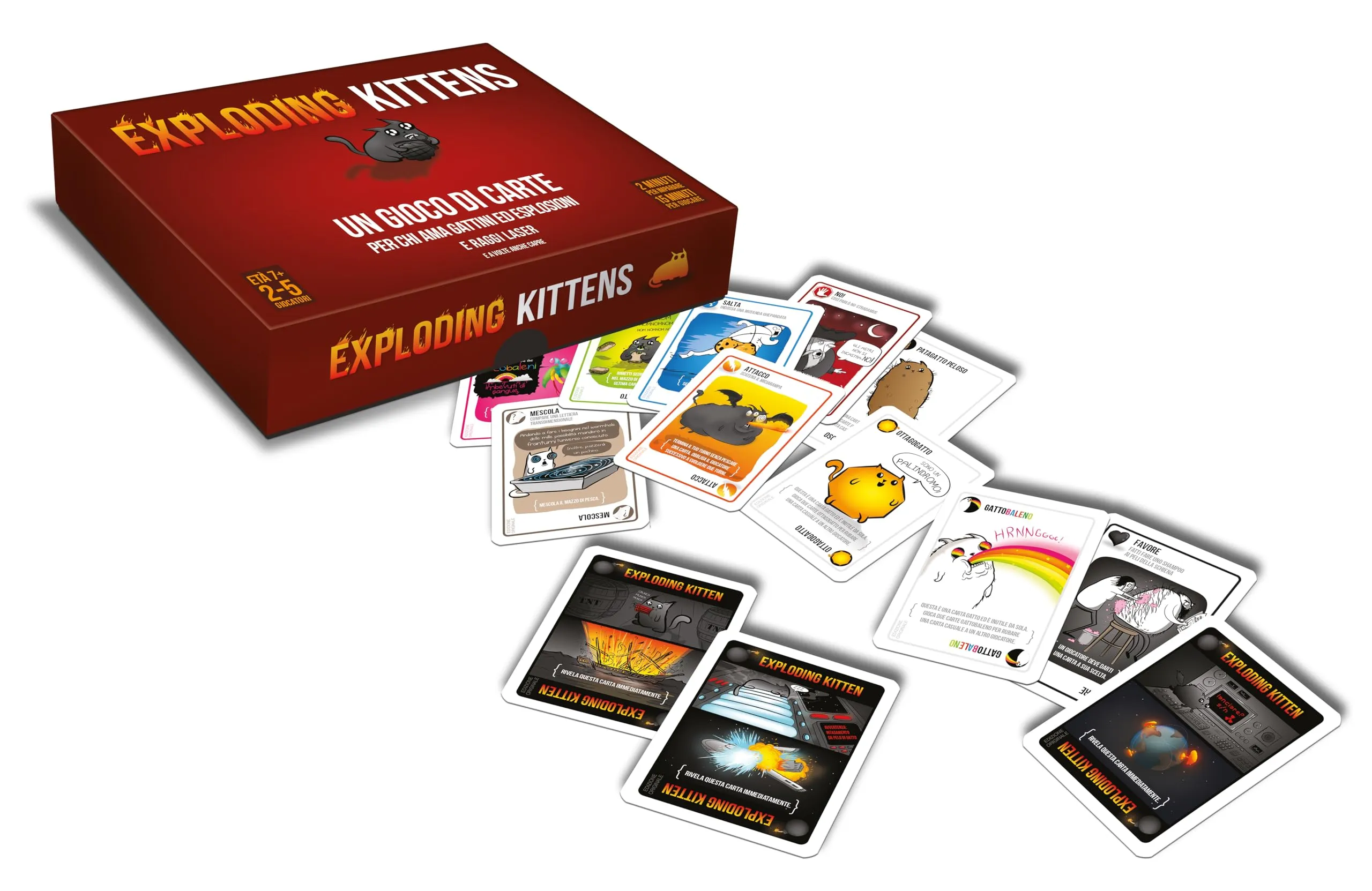 Exploding Kittens Asmodee Carte da Gioco per Famiglie e Amici - immagine 5