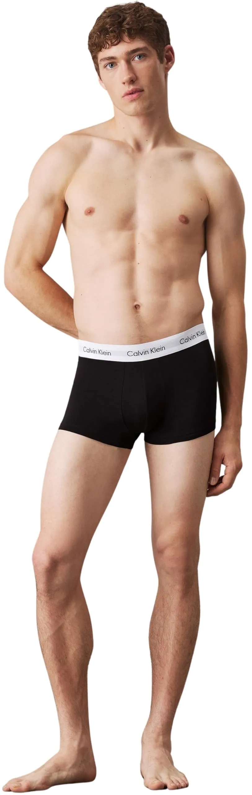 Calvin Klein Uomo Pantaloncini Boxer Vita Bassa, Nero, XS (Confezione da 3) - immagine 6