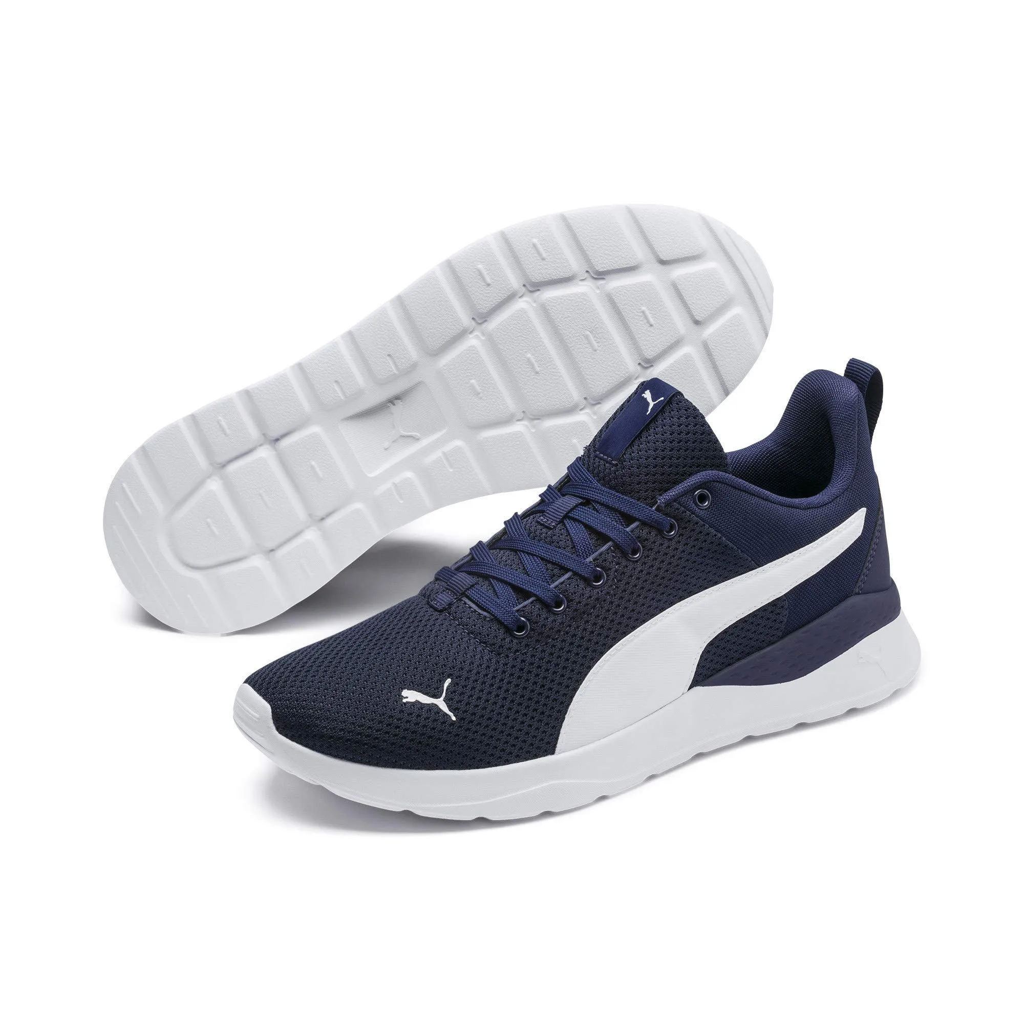 PUMA Anzarun Lite Unisex Sneaker - Peacoat Puma White, 45 EU - immagine 3