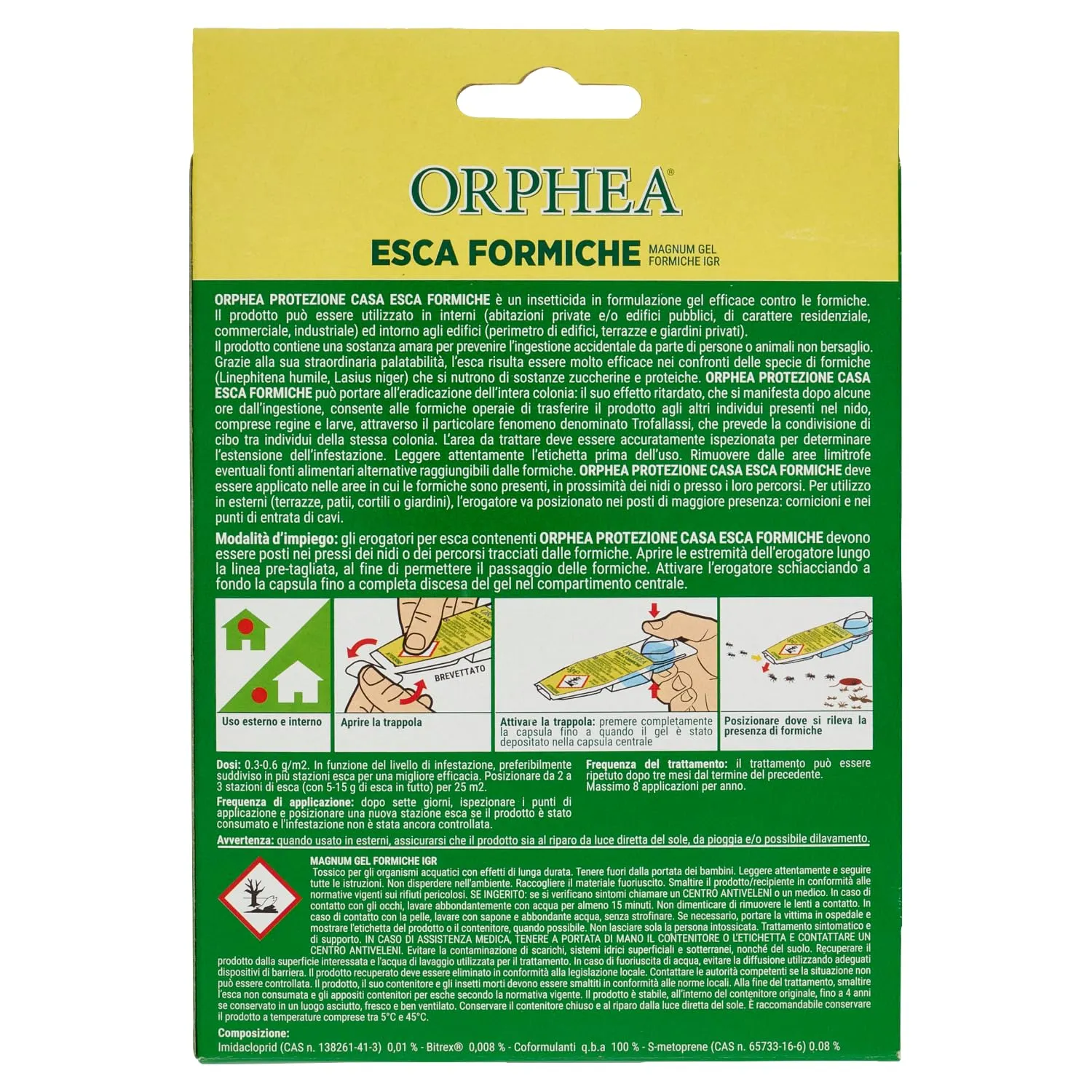 Orphea Esca per Formiche in Gel, 3-Pack - immagine 2