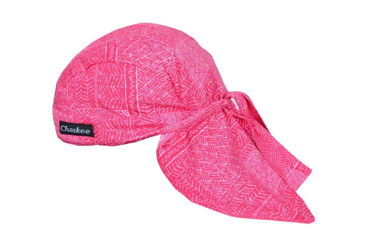 Chaskee Cappellino Jogging Pirate, Tribal Print Rot, One Size - immagine 1