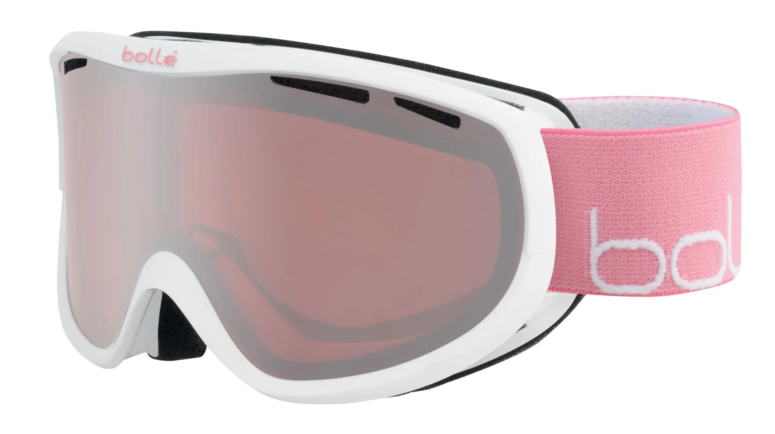 Bollé Sierra Goggles, White Pink Shiny Vermillon, Cat 2, S-M - immagine 1