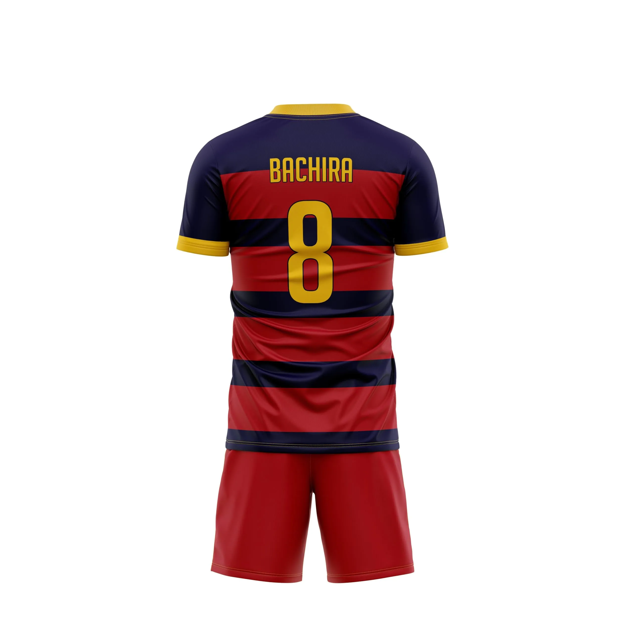 Ataviko Maglia e Short Calcio Blue Lock Barcha Cosplay Anime, Blu - immagine 2