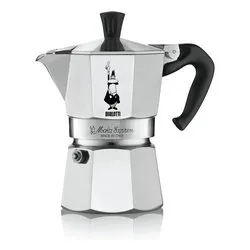 Bialetti Caffettiera Moka Express, 4 Tazze, Alluminio, Argento - immagine 1