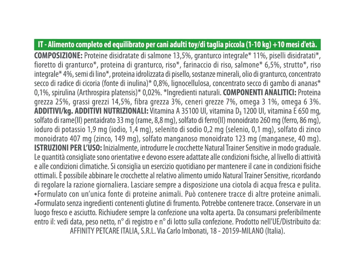 Trainer Natural Sensitive No Gluten Dog Food with Salmon, 7kg - immagine 4