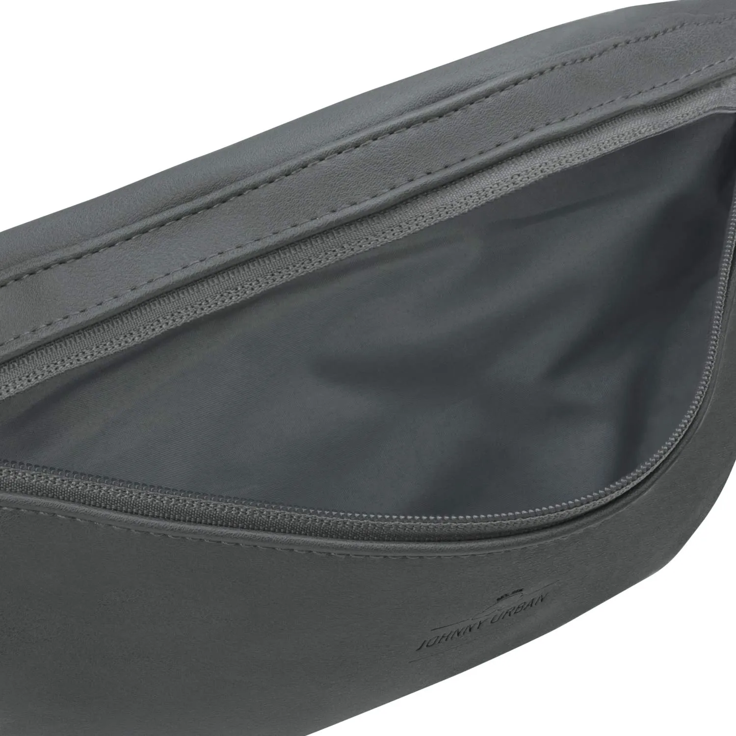 Johnny Urban Toni Marsupio Unisex Grigio - Borsa a Tracolla in Pelle Vegana Idrorepellente - immagine 4