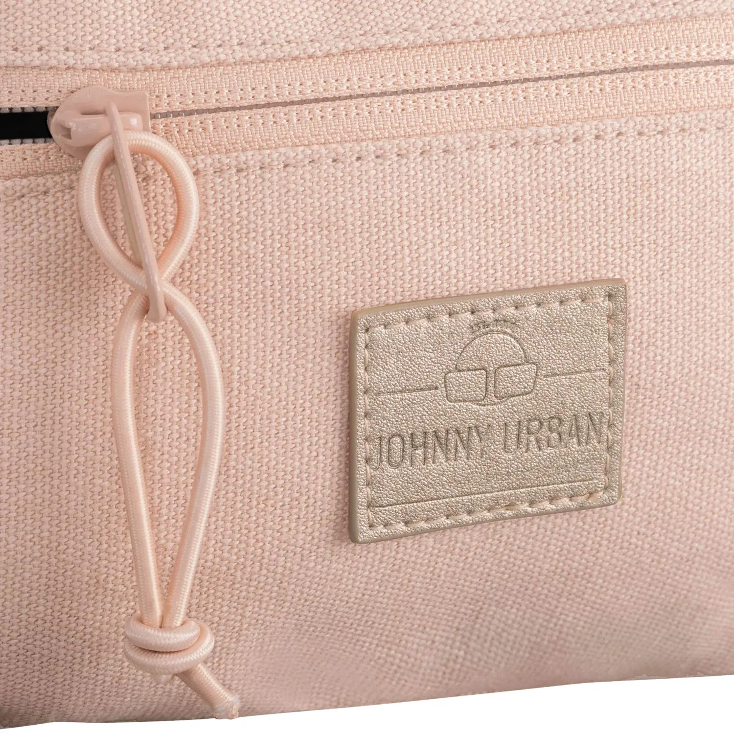 Johnny Urban Toni Marsupio Unisex Rosa in Cotone Idrorepellente - immagine 5