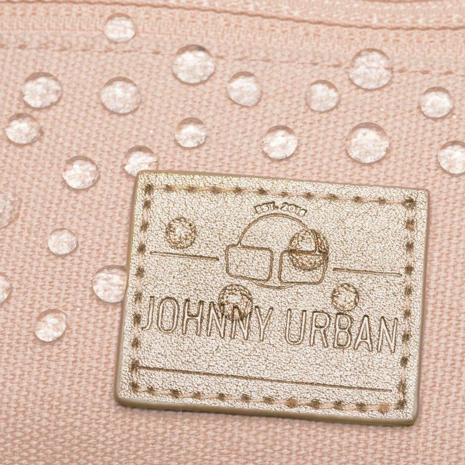 Johnny Urban Toni Marsupio Unisex Rosa in Cotone Idrorepellente - immagine 6