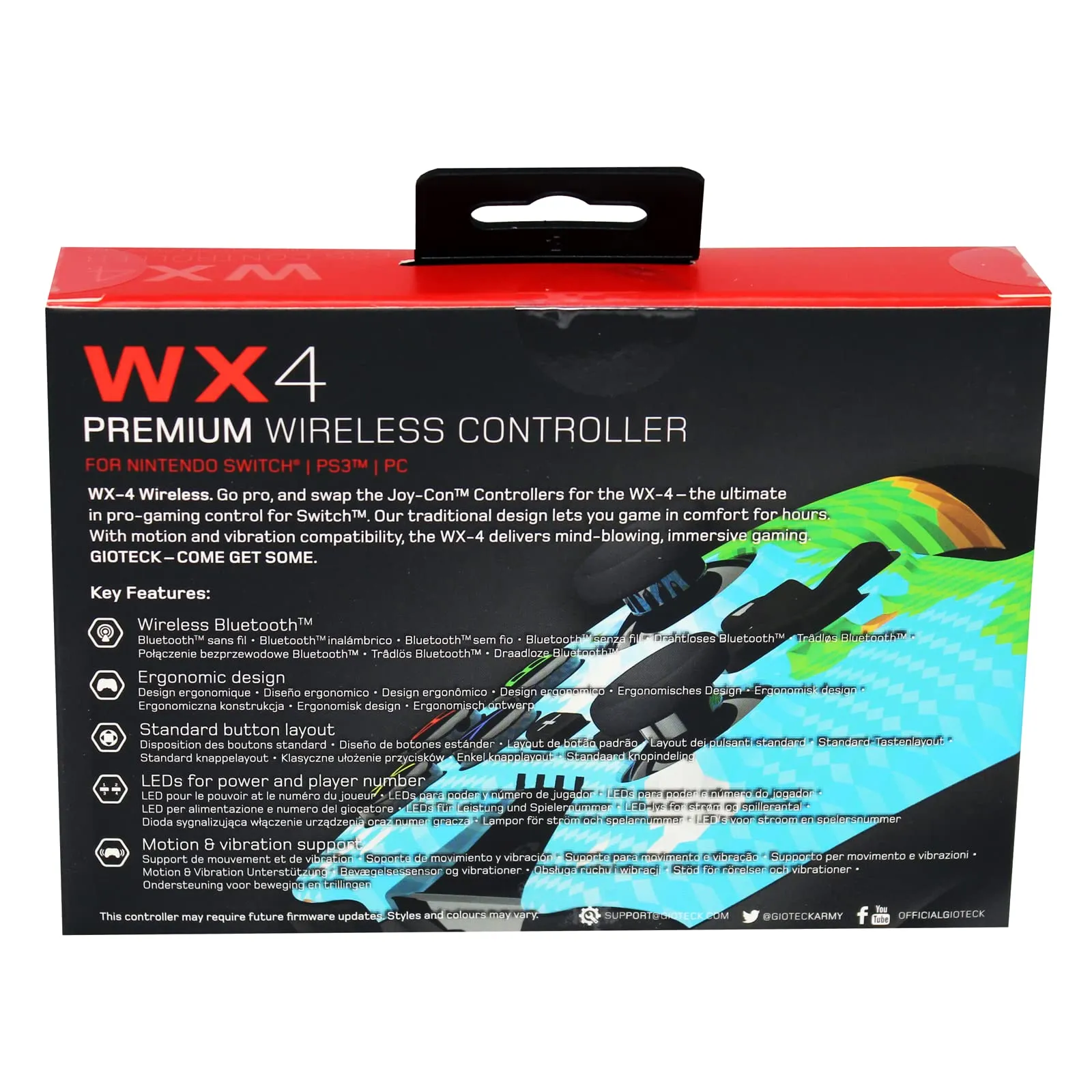Gioteck Wx4 Wireless Controller for Nintendo Switch - immagine 6