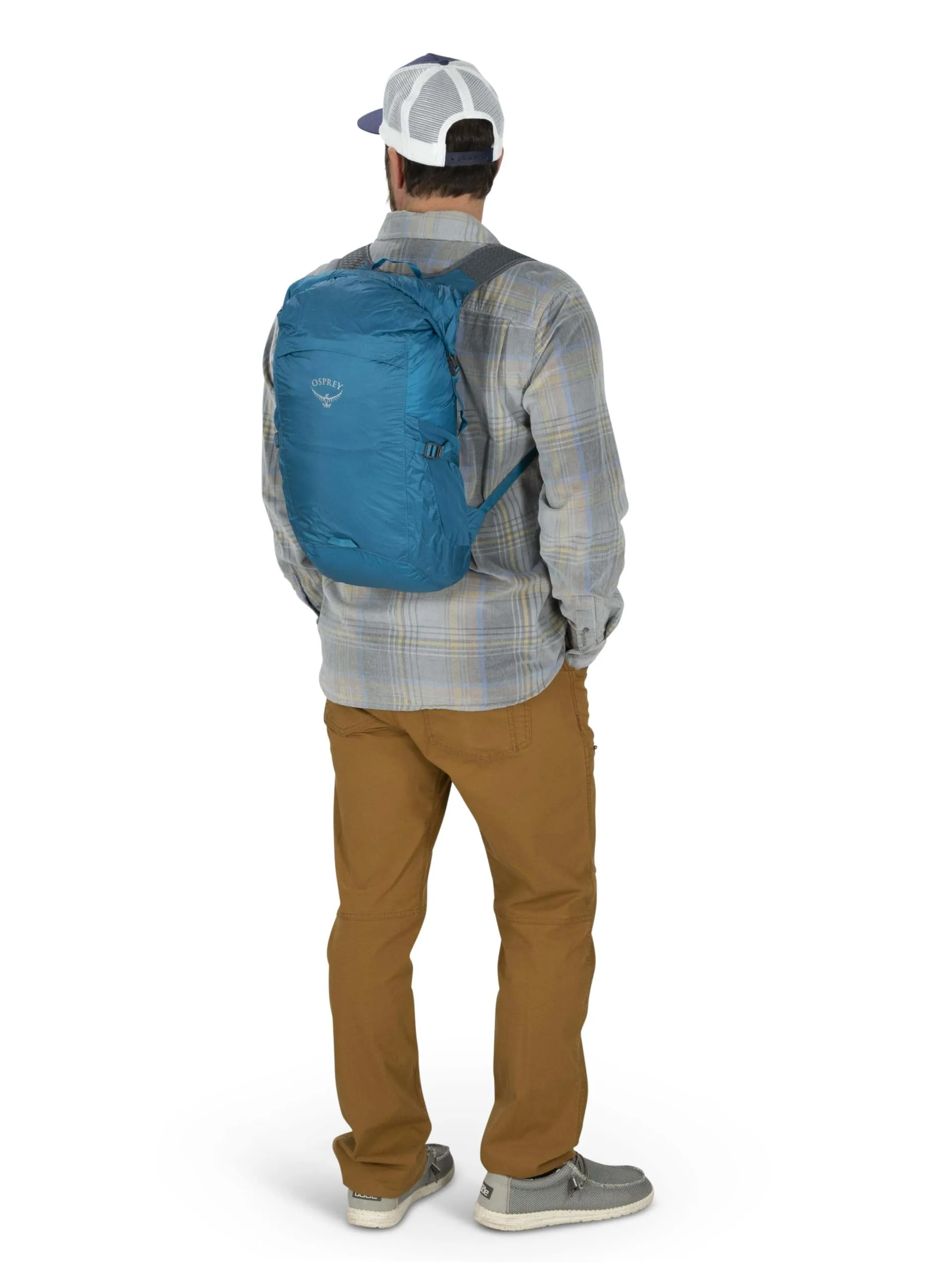 Osprey Ultralight Stuff Waterproof Backpack, 20L, Waterfront Blue - immagine 9