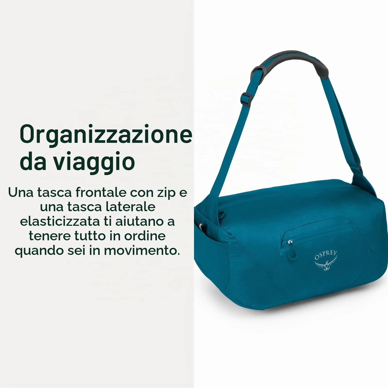 Osprey Ultralight Stuff Borsone 30L, Black - immagine 5