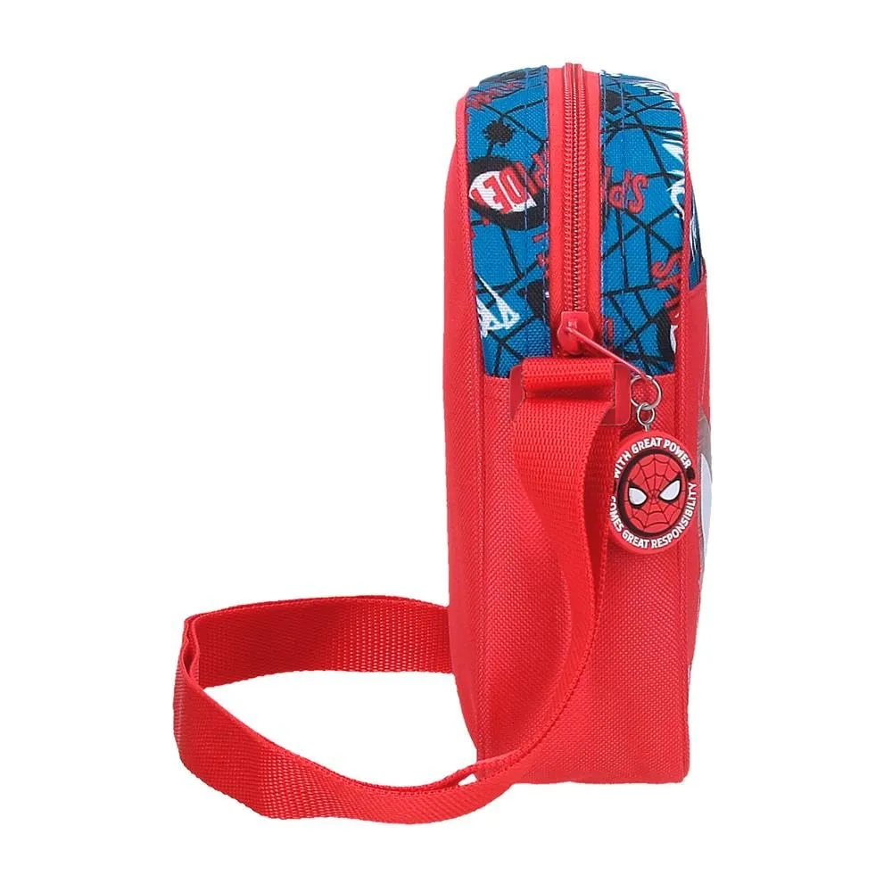 Marvel Spiderman Joumma Bags Beauty Case with Adjustable Strap - Red - immagine 2
