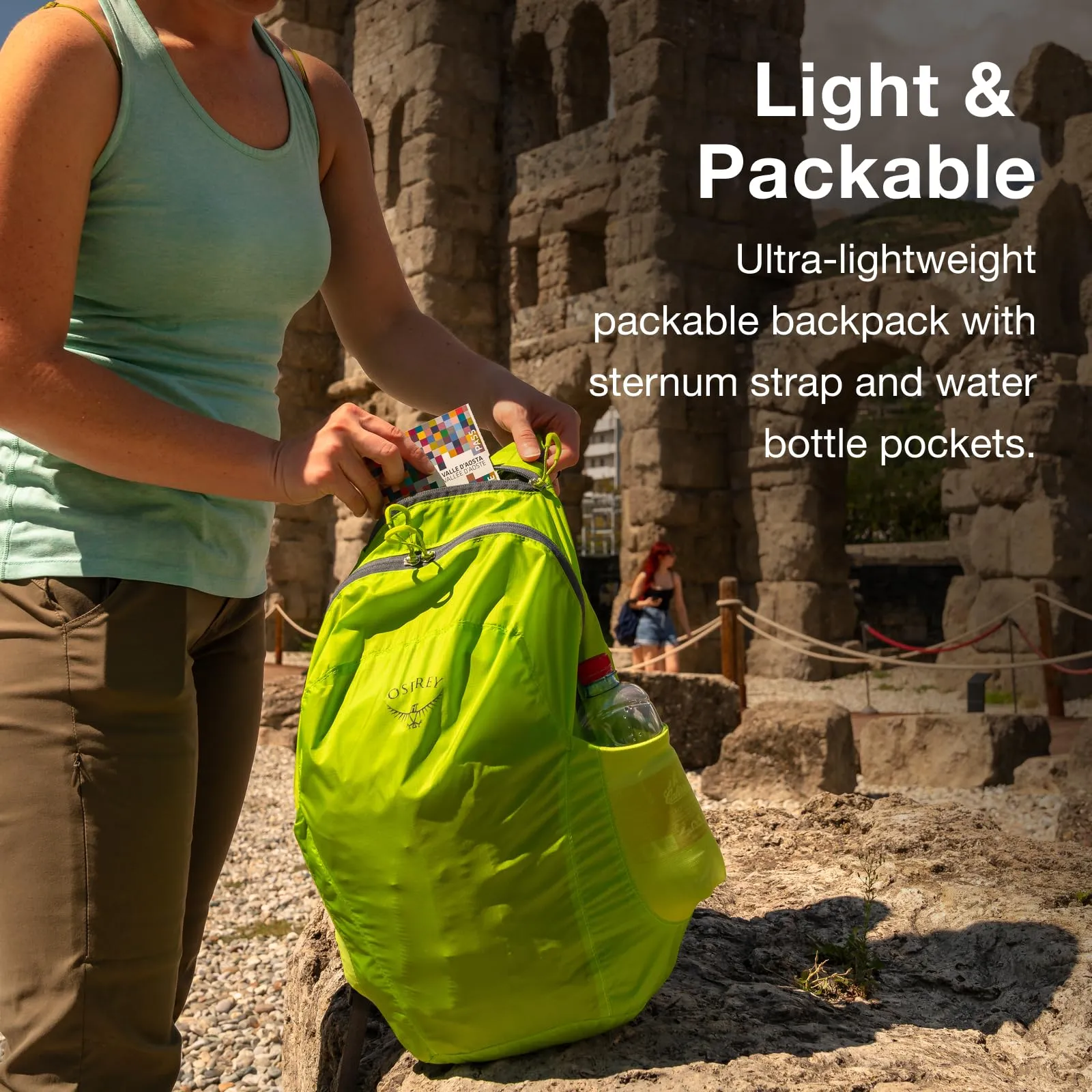 Osprey Ultralight Stuff Zaino, 18L, Mars Orange - immagine 3