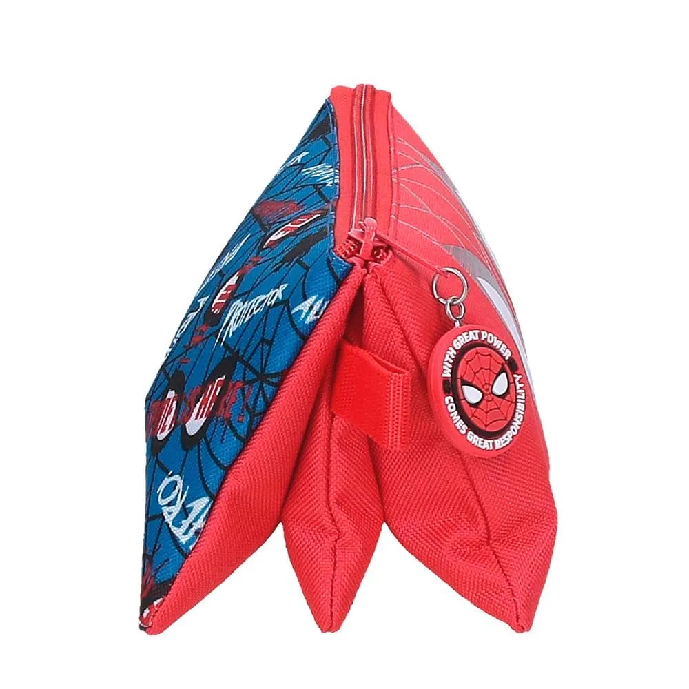 Marvel Spider-Man Beauty Case Astuccio, Polyester, Red, 22x12x5cm - immagine 2