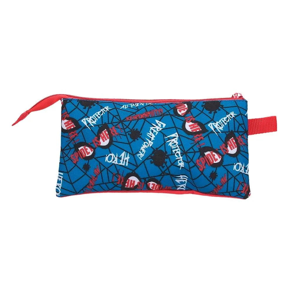 Marvel Spider-Man Beauty Case Astuccio, Polyester, Red, 22x12x5cm - immagine 3