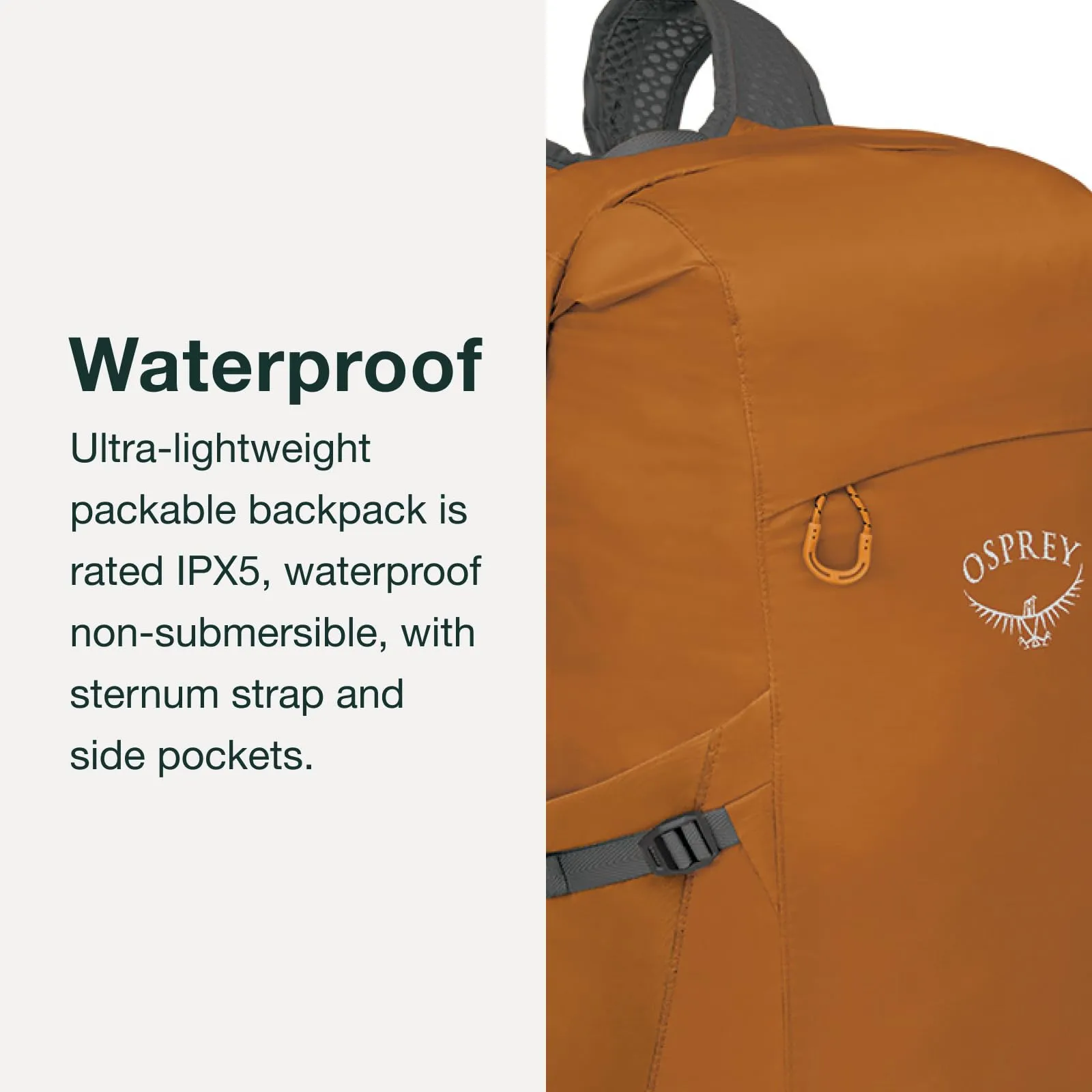 Osprey Ultralight Stuff Zaino impermeabile, 20L, Tundra Green - immagine 3
