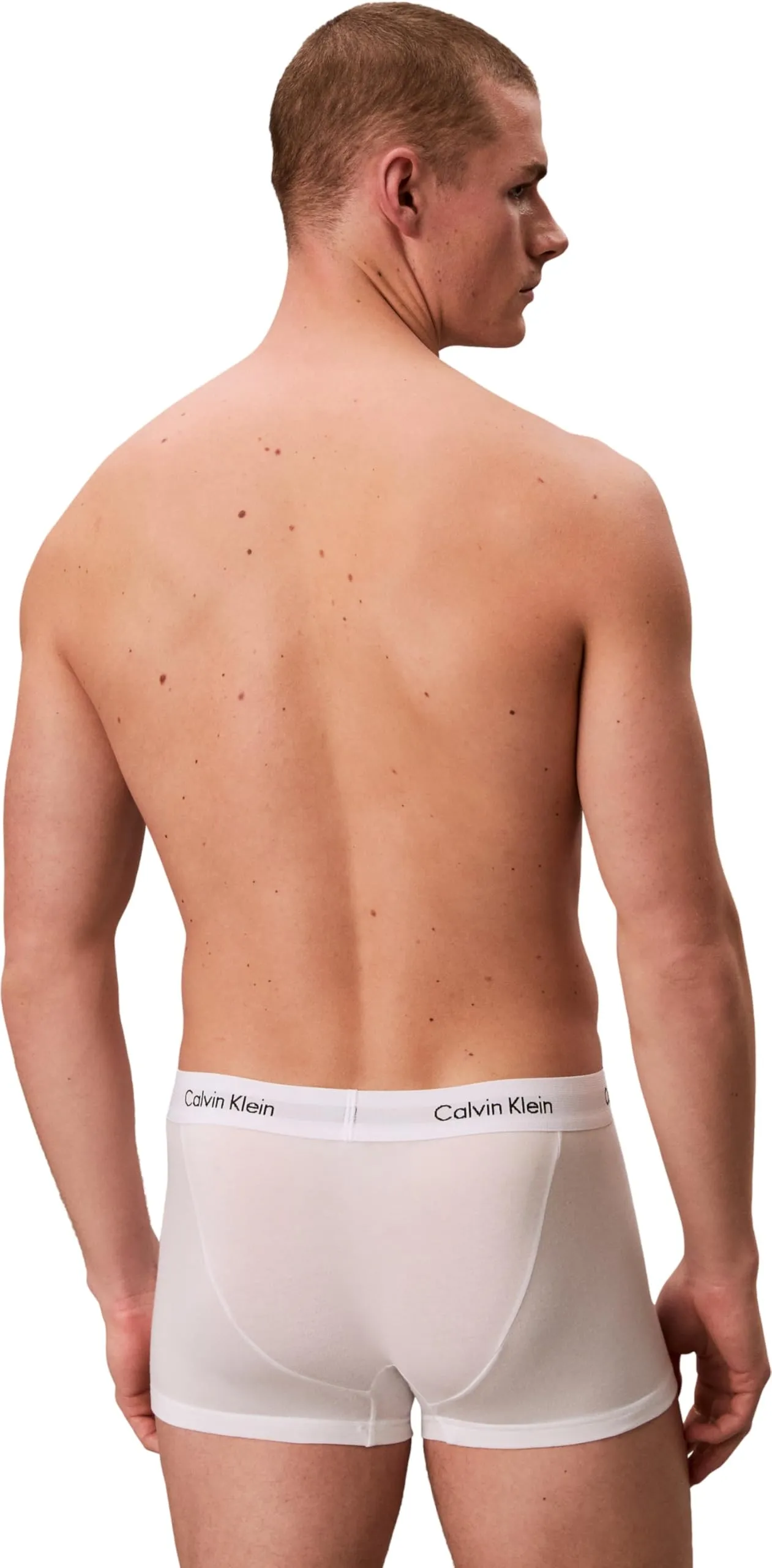 Calvin Klein Uomo Pantaloncini Boxer Vita Bassa, Confezione da 3, Multicolore (White/B&W Stripe/Black), M - immagine 2