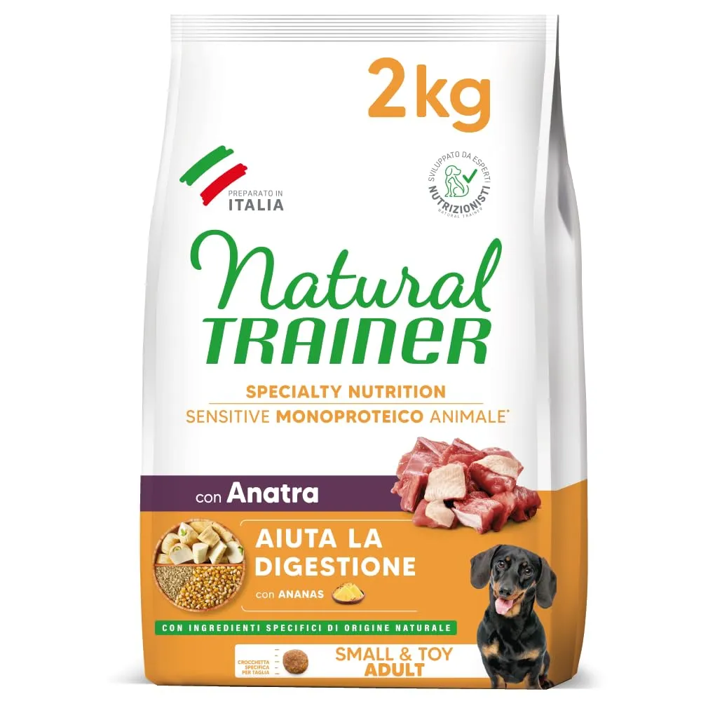 Trainer Natural Sensitive No Gluten Dog Food Adult Duck, 2kg - immagine 1