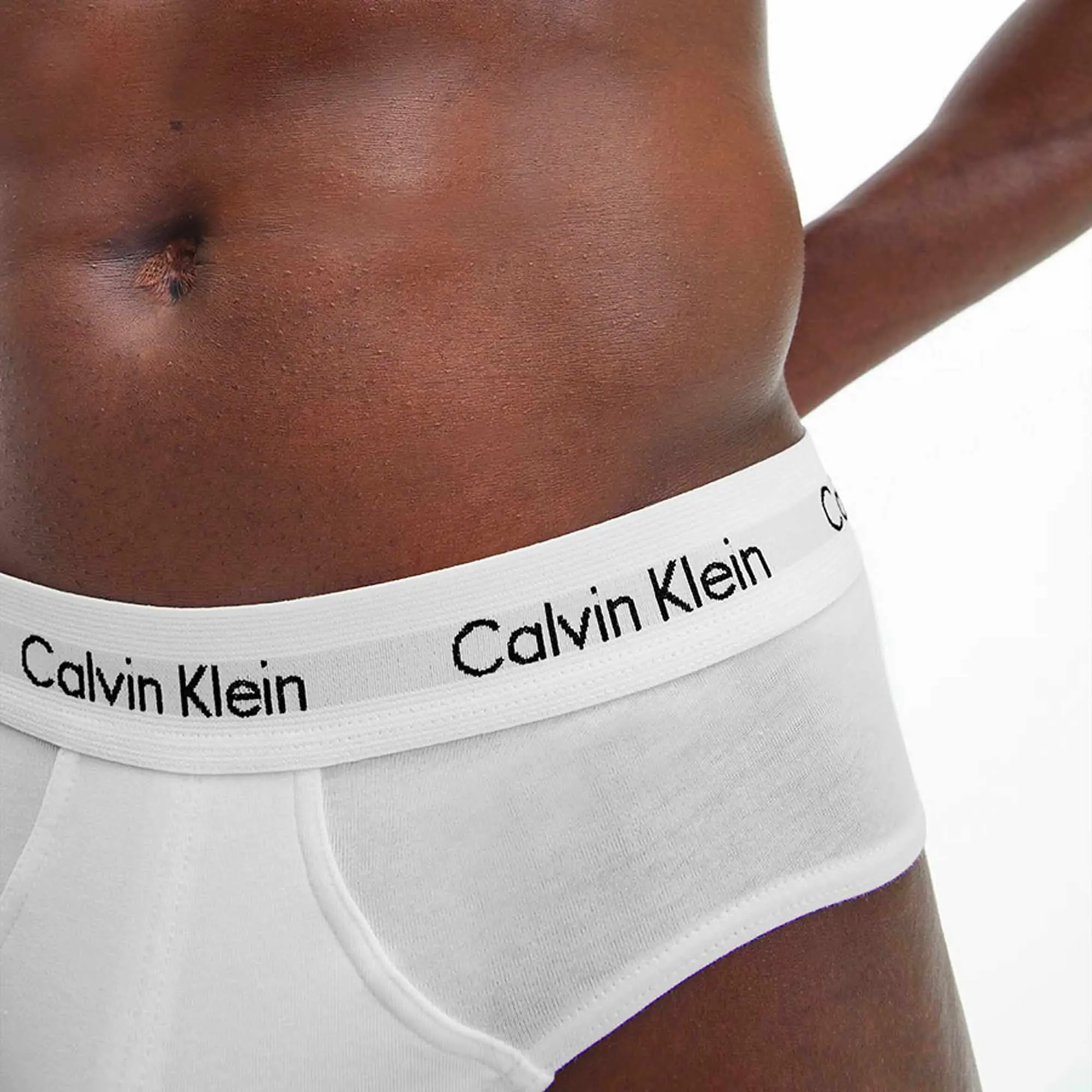 Calvin Klein Uomo Slip Hipster, Pack of 3, White, XS - immagine 2
