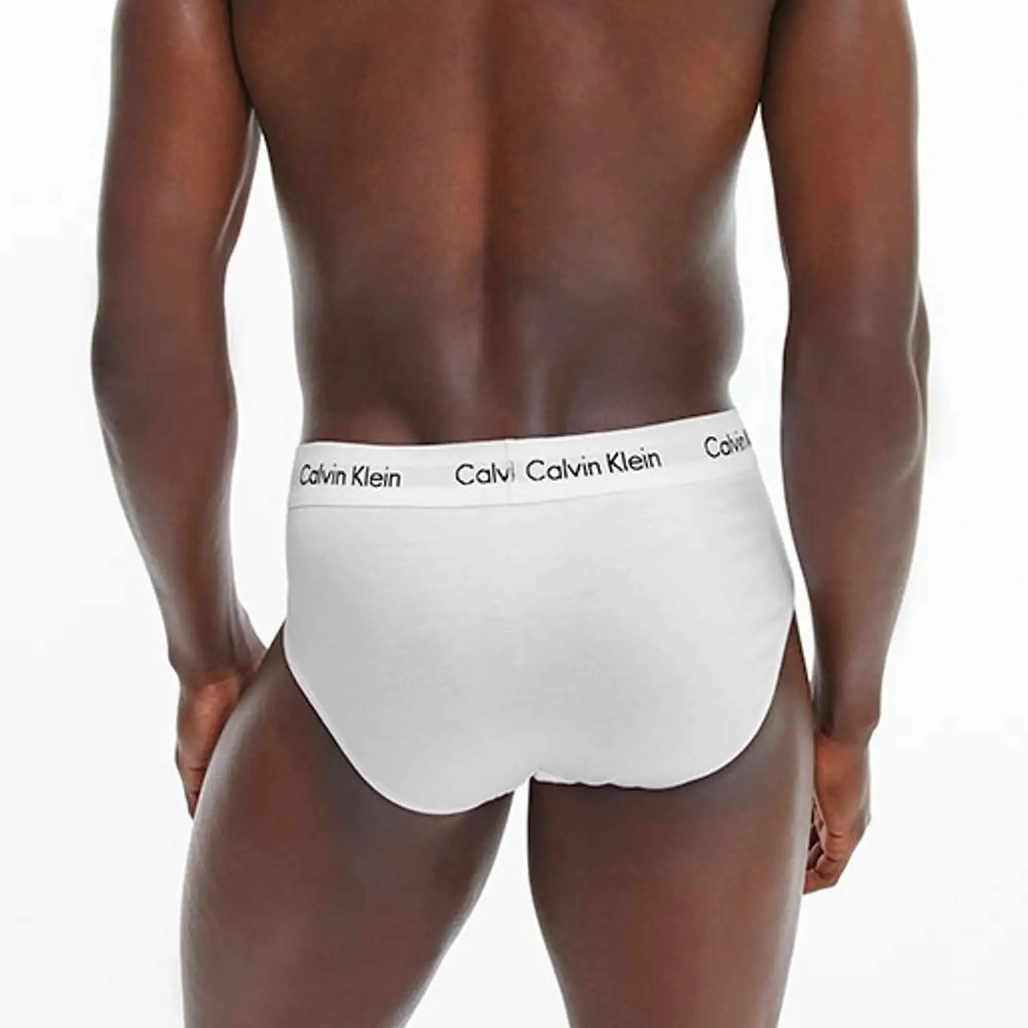 Calvin Klein Uomo Slip Hipster, Pack of 3, White, XS - immagine 3