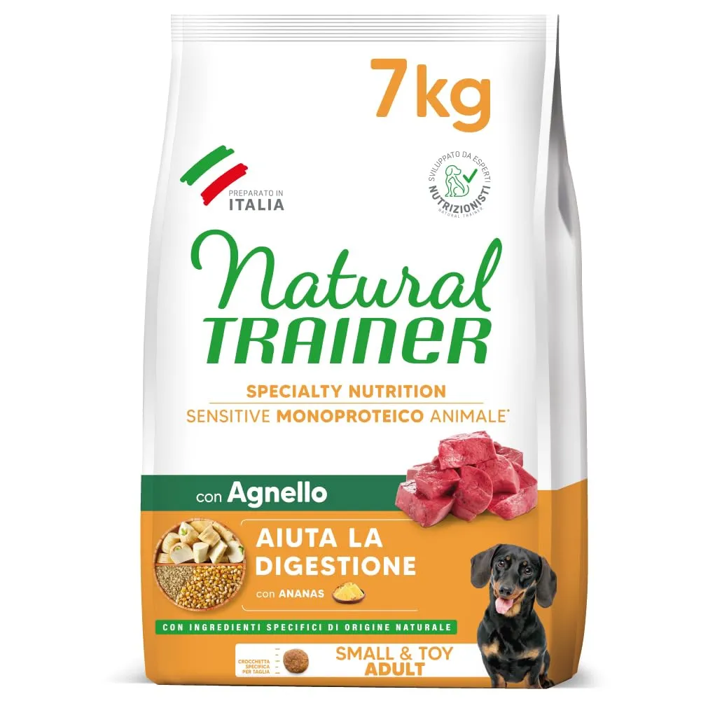 Trainer Natural Sensitive No Gluten Dog Food with Lamb, Adult, 7kg - immagine 1