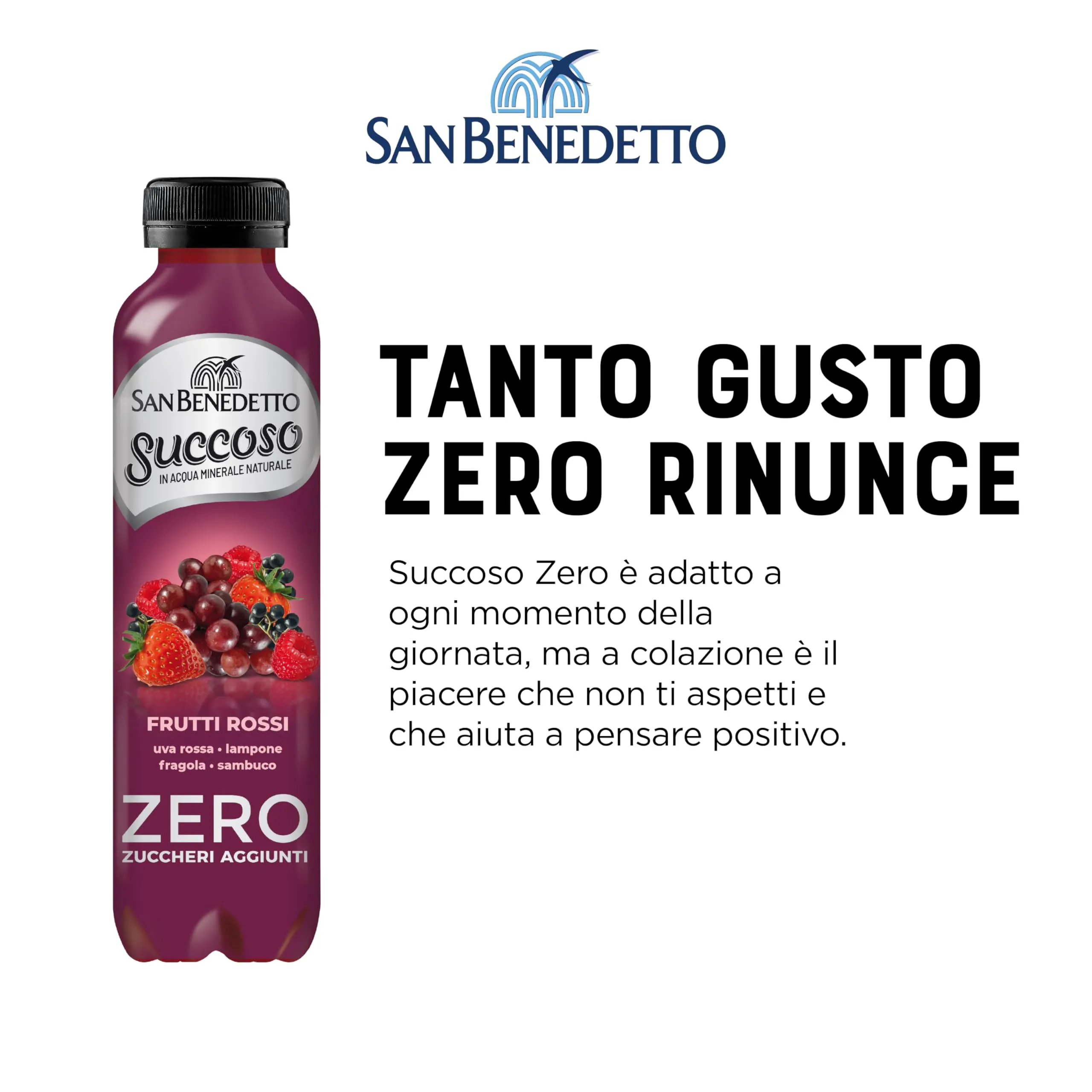 San Benedetto Succoso Zero ai Frutti Rossi, 12x400 ml - immagine 3