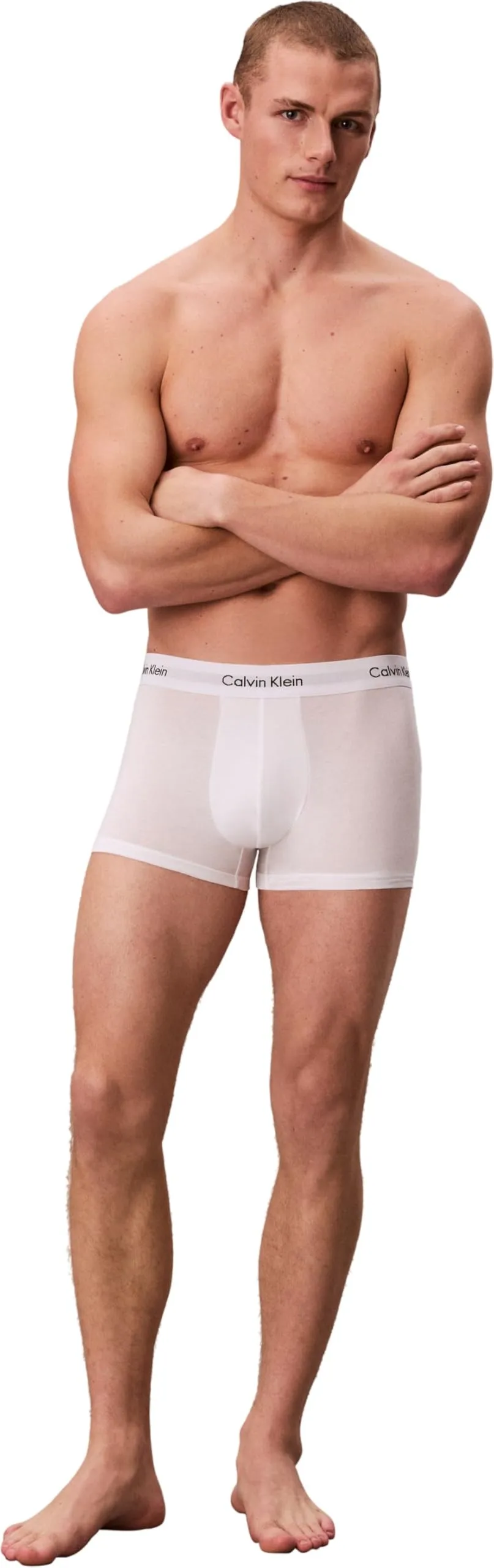 Calvin Klein Uomo Pantaloncini Boxer Vita Bassa, Confezione da 3, Multicolore (White/B&W Stripe/Black), XL - immagine 5