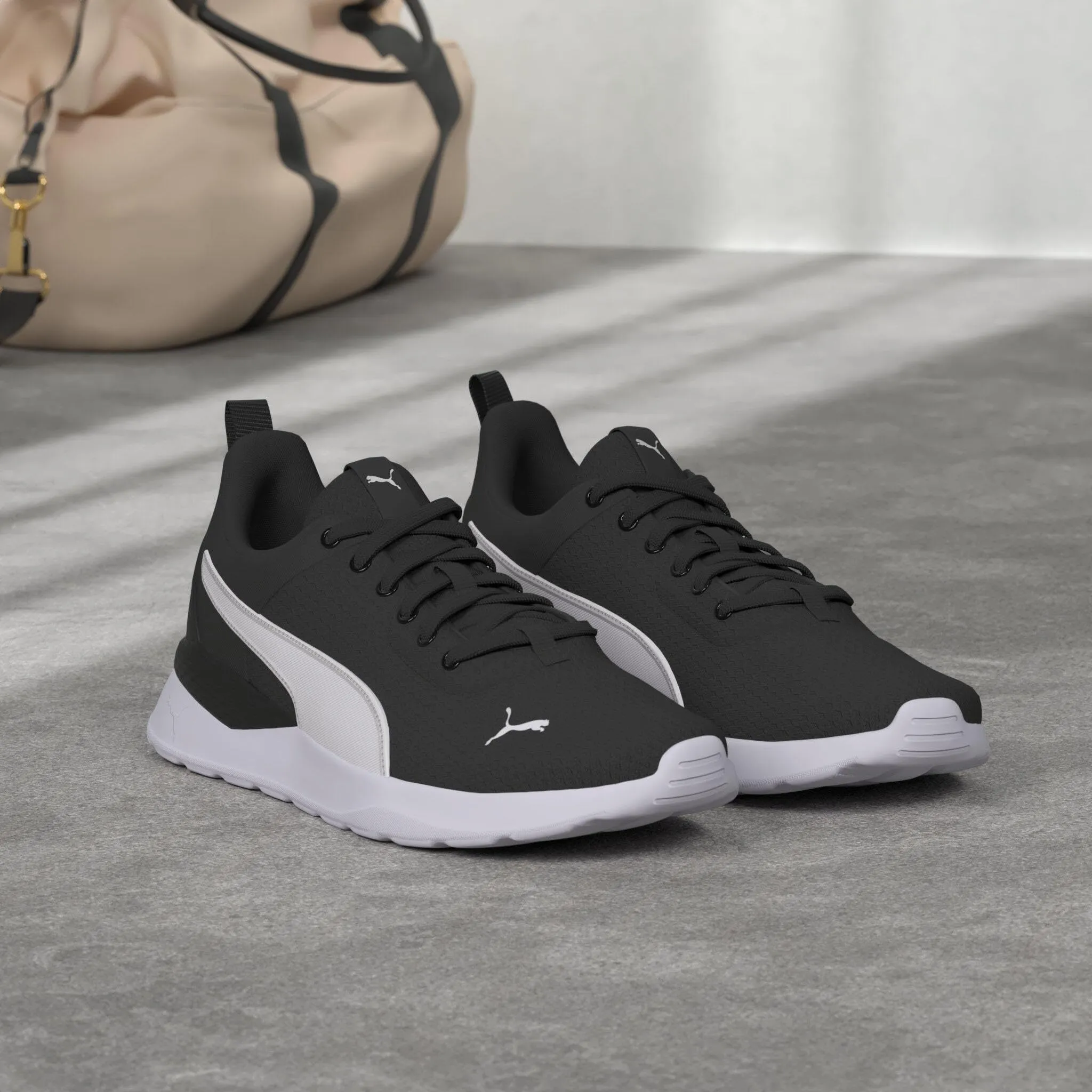 Puma Anzarun Lite Sneaker Unisex - Puma Black Puma White, 41 EU - immagine 3