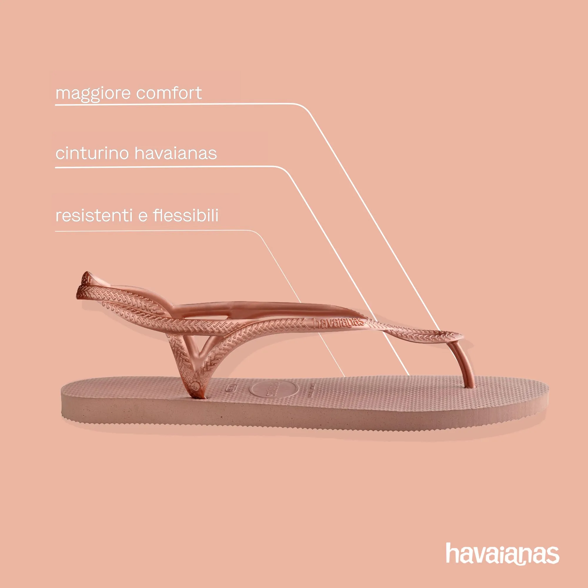 Havaianas Luna Donna Sandali - Crocus Rose - 35/36 EU - immagine 5