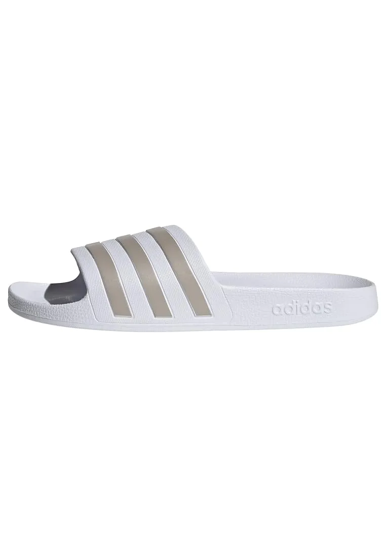 Adidas Adilette Aqua Slides - Cloud White / Platinum / Cloud White - 46 EU - immagine 1