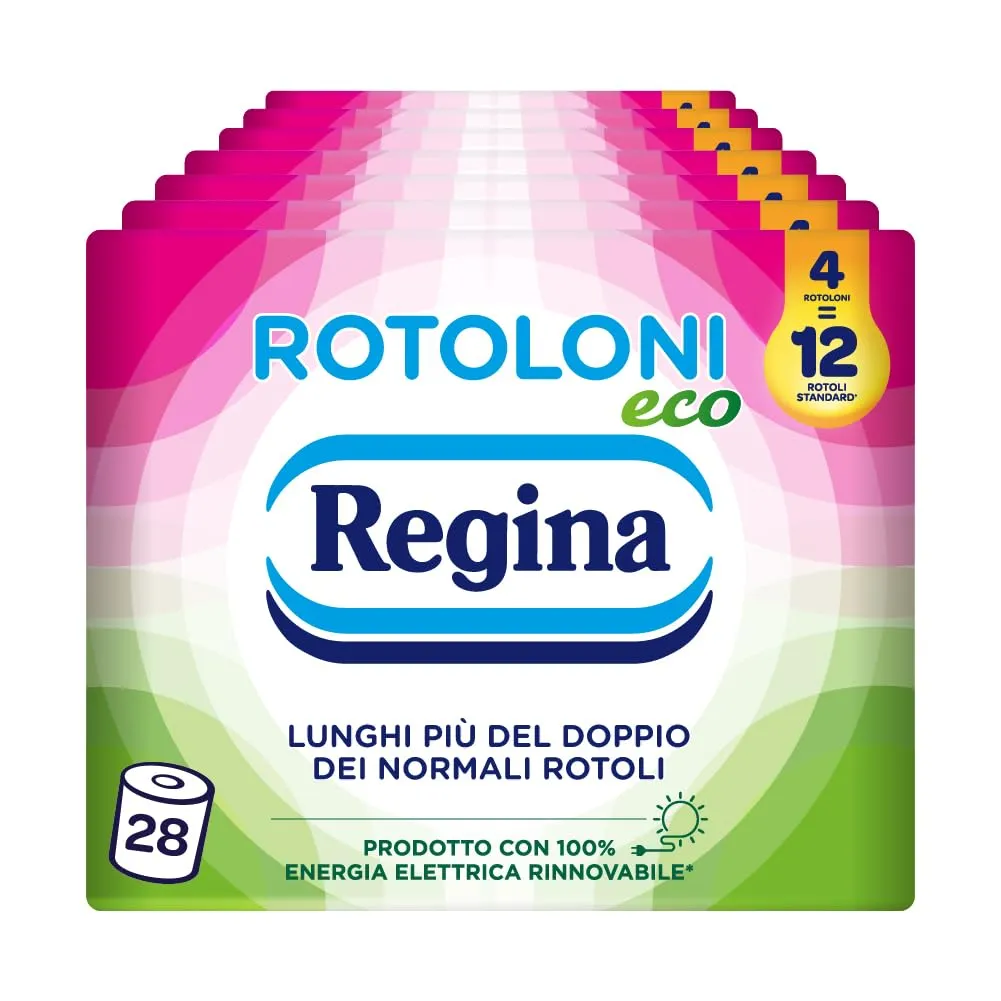 Regina Rotoloni Eco, 28 Maxi Rotoli di Carta Igienica a 2 Veli - immagine 1