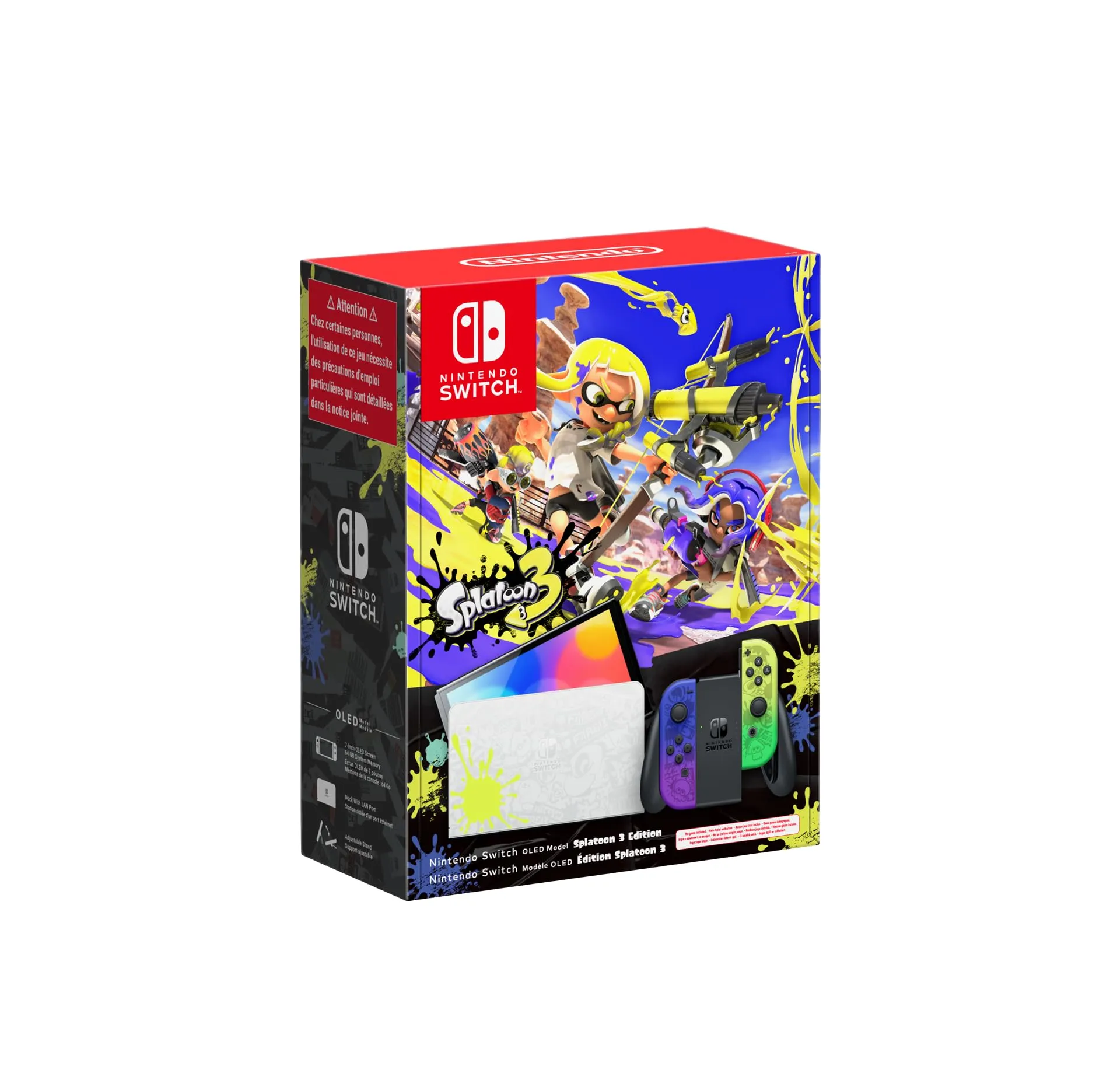 Nintendo Switch OLED Splatoon 3 Edition - immagine 1