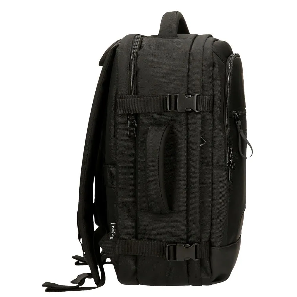 Pepe Jeans Bromley Zaino da Cabina 15,6 Pollici Nero - immagine 5