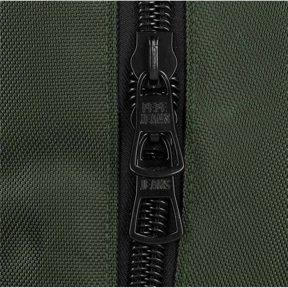 Pepe Jeans Bromley Borsa a Tracolla Grande, Verde, Poliestere, 22x27x8 cm - immagine 8