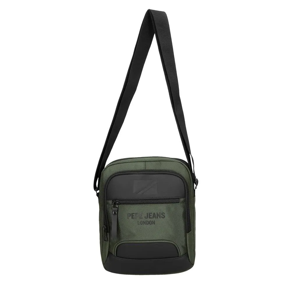 Pepe Jeans Bromley Borsa a Tracolla Grande, Verde, Poliestere, 22x27x8 cm - immagine 9