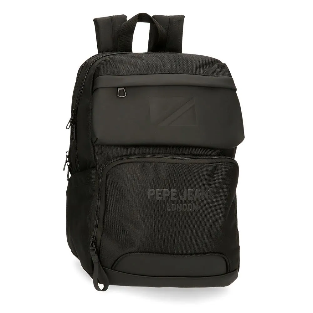 Pepe Jeans Bromley Zaino per laptop nero 25 x 36 x 10 cm Poliestere 9 L - immagine 1