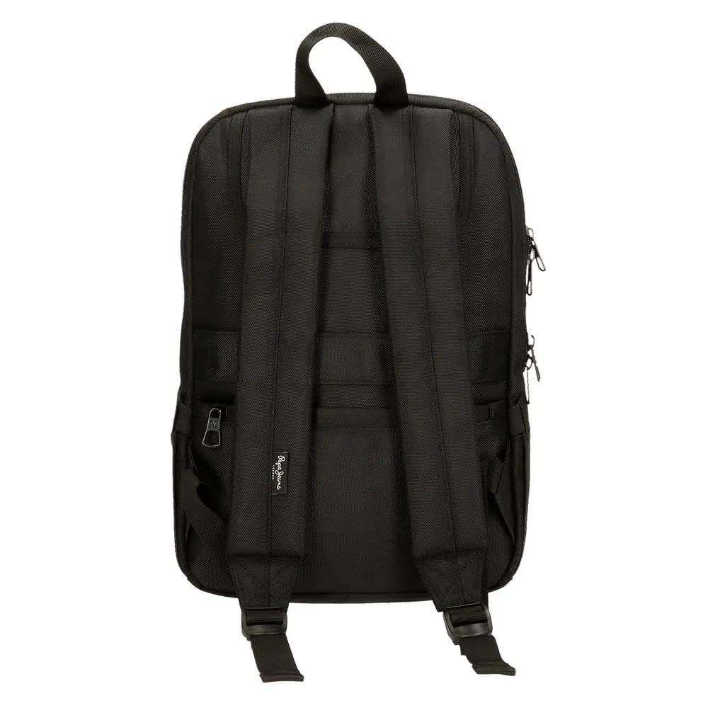 Pepe Jeans Bromley Zaino per laptop nero 25 x 36 x 10 cm Poliestere 9 L - immagine 4