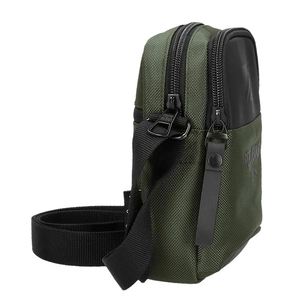 Pepe Jeans Bromley Borsa a tracolla piccola, Verde, 12x16x3,5 cm, Poliestere - immagine 2