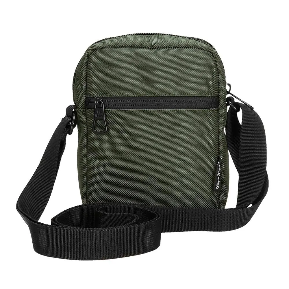 Pepe Jeans Bromley Borsa a tracolla piccola, Verde, 12x16x3,5 cm, Poliestere - immagine 3