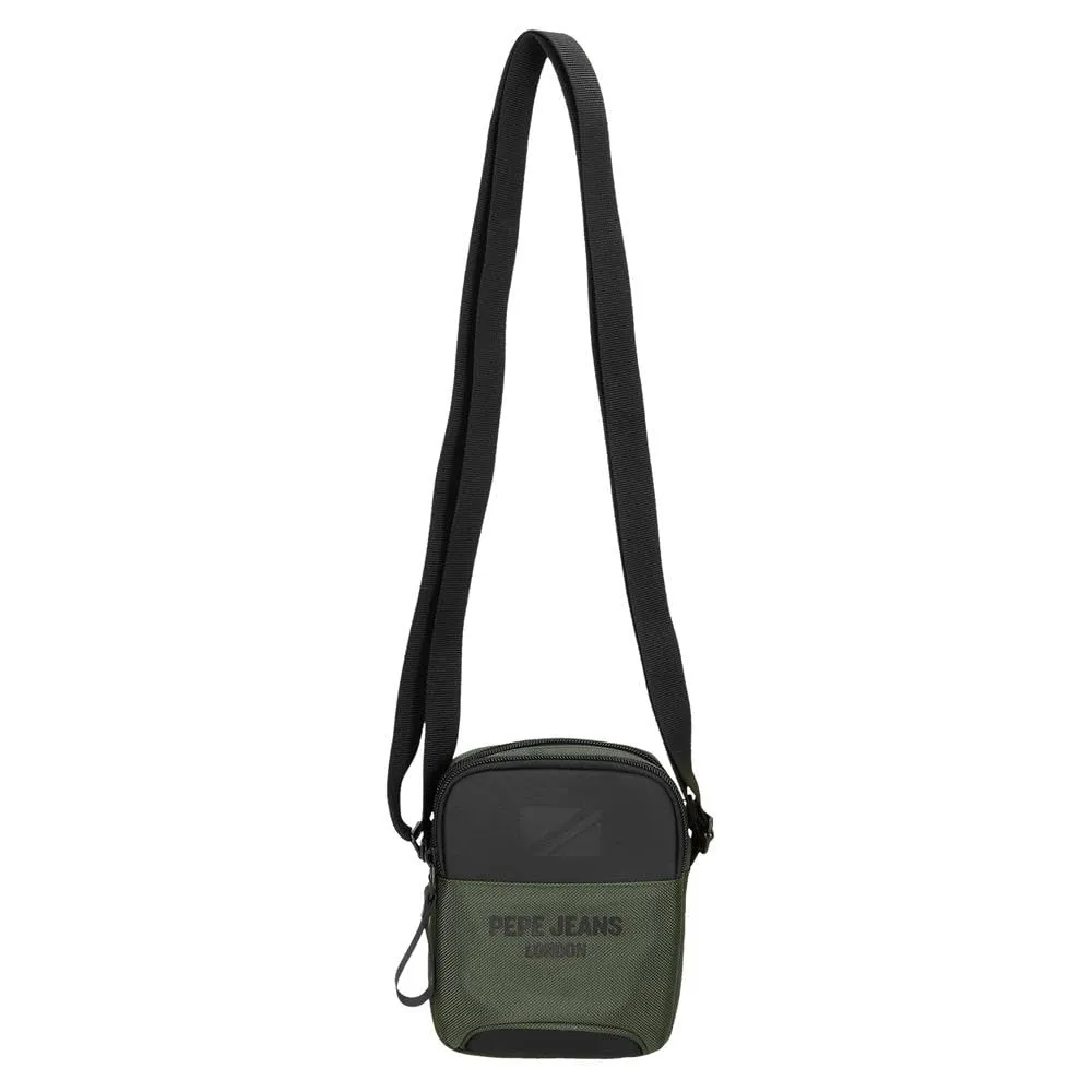 Pepe Jeans Bromley Borsa a tracolla piccola, Verde, 12x16x3,5 cm, Poliestere - immagine 8