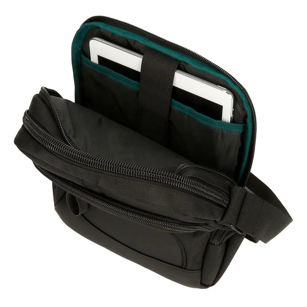 Pepe Jeans Bromley Borsa a tracolla Grande, Nero, 22x27x8 cm, Poliestere - immagine 5