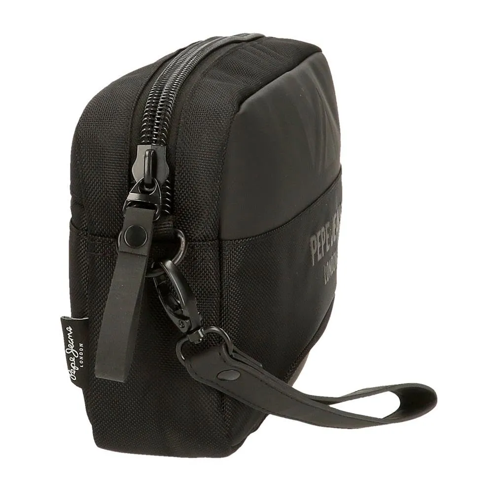 Pepe Jeans Bromley Borsa a Mano Nero 24,5x15x6 cm Poliestere - immagine 3