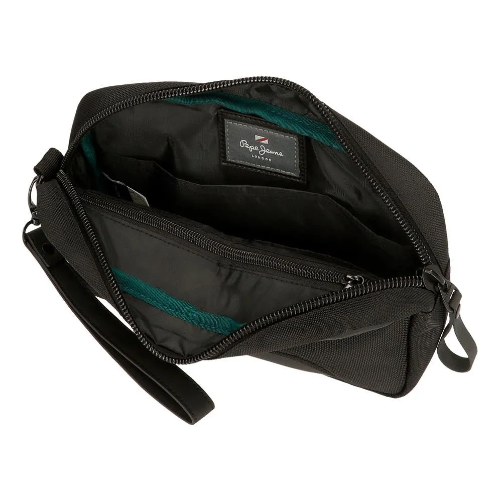 Pepe Jeans Bromley Borsa a Mano Nero 24,5x15x6 cm Poliestere - immagine 5