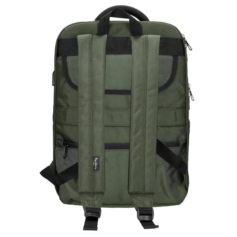 Pepe Jeans Bromley Zaino per Laptop, Verde, 20,46 L - immagine 3