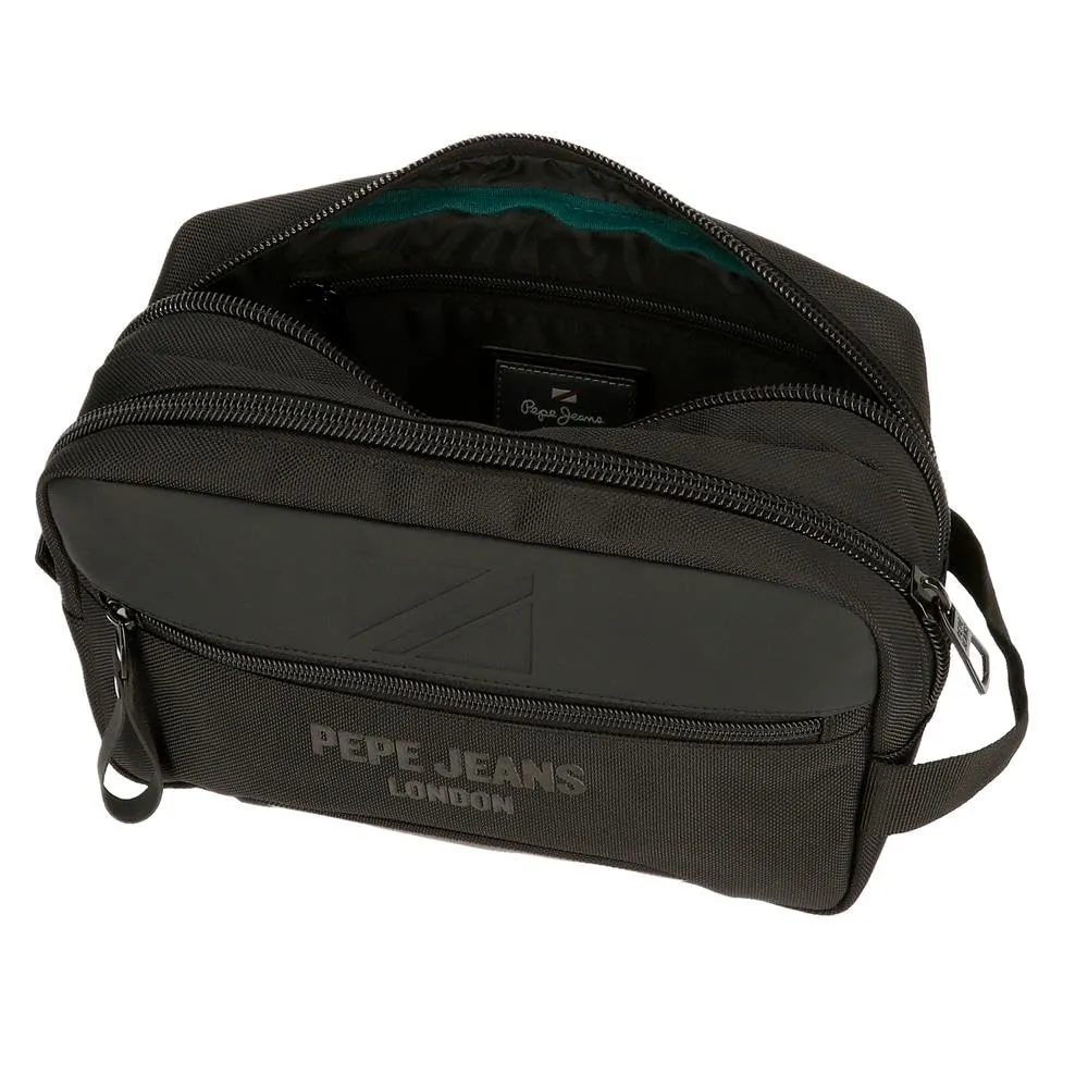 Pepe Jeans Bromley Beauty Case a due scomparti nero 26 x 16 x 12 cm - immagine 5